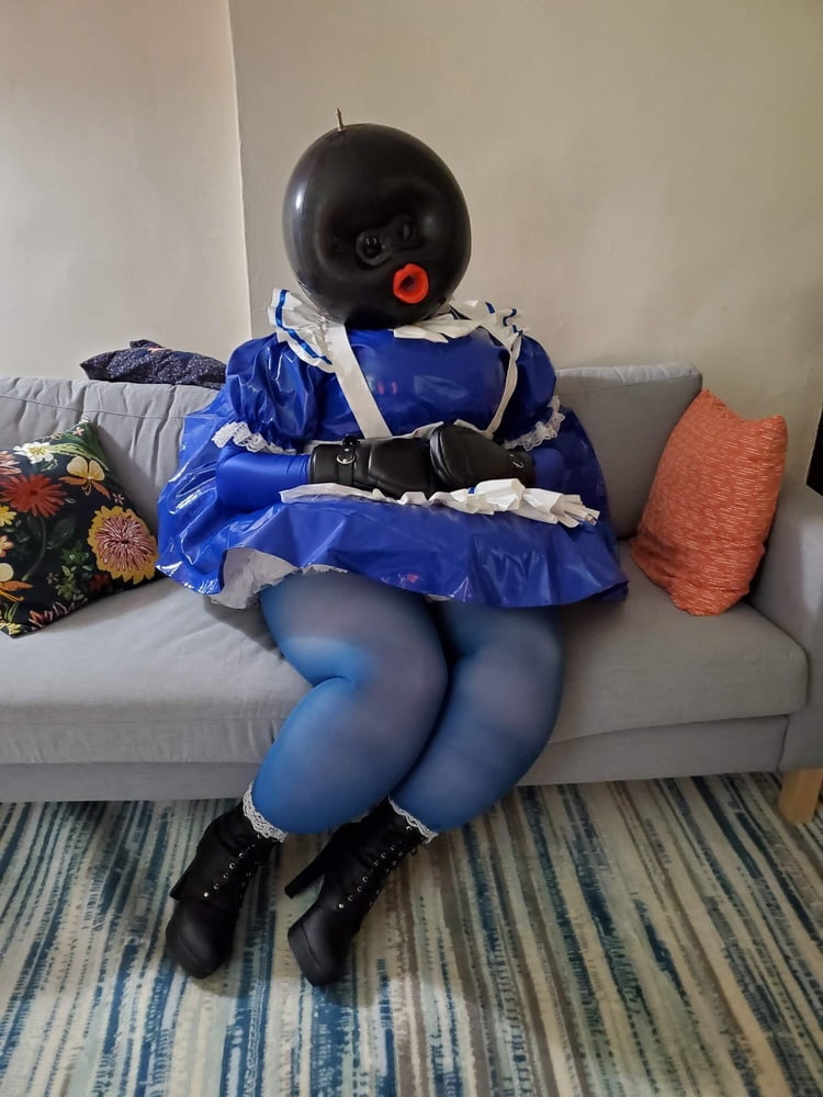Inflatable Blue Ballhood Frilly Maid #79738628