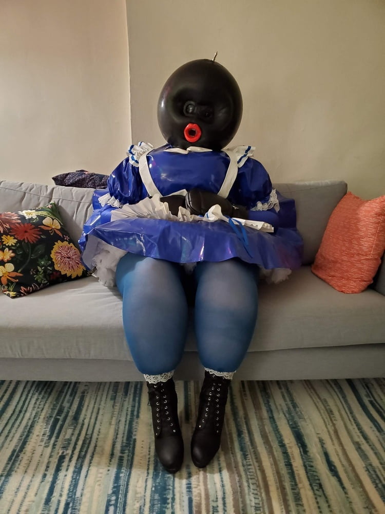 Inflatable Blue Ballhood Frilly Maid #79738629