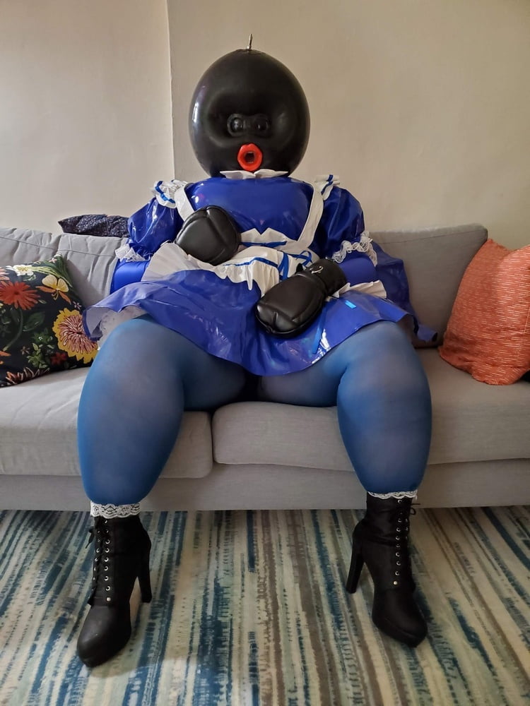 Inflatable Blue Ballhood Frilly Maid #79738630