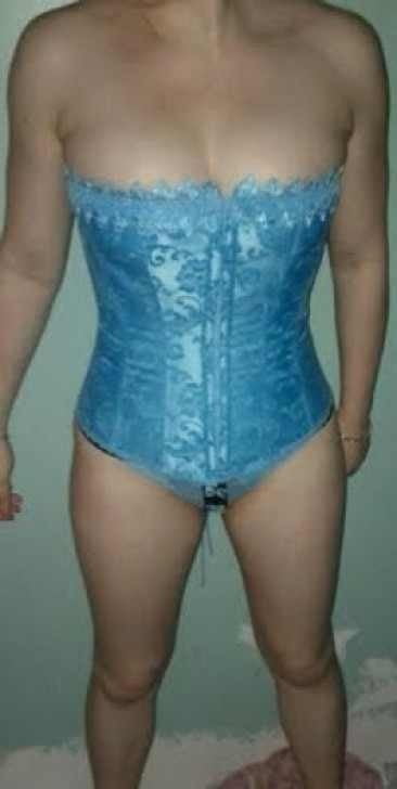 Tara baby blue corset #104573116