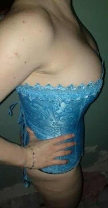 Tara baby blue corset #104573122