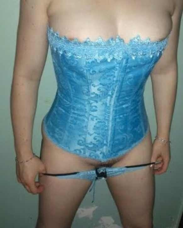 Tara baby blue corset #104573134