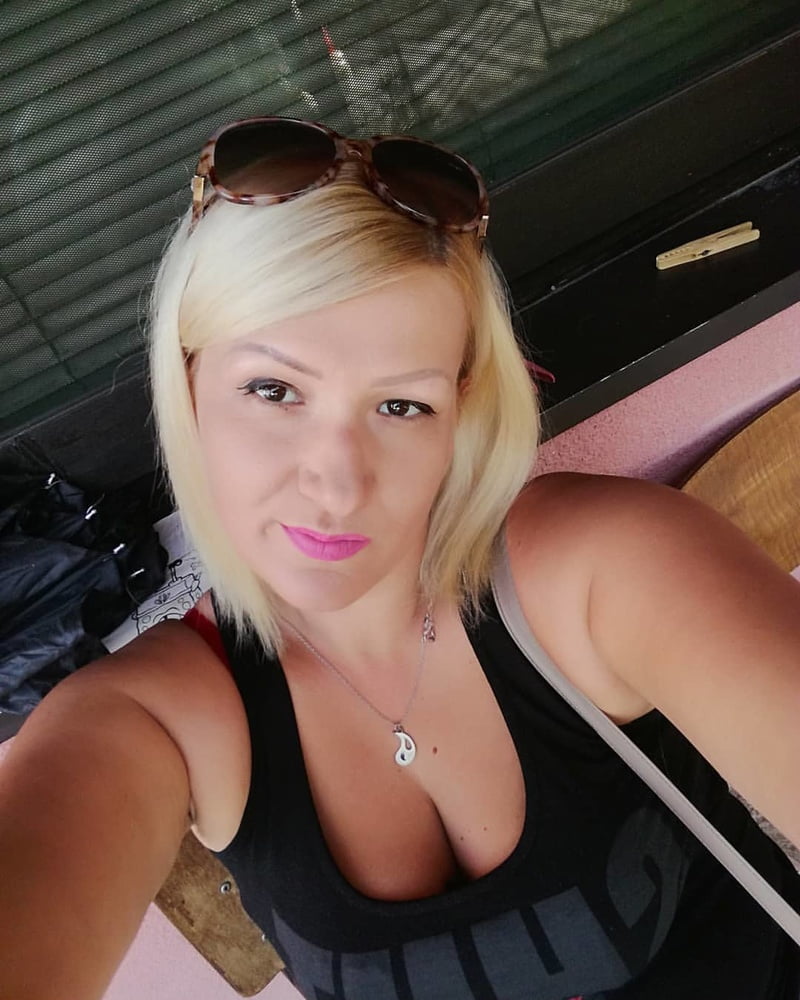 Serbian beautiful blonde milf big natural tits Sanja Matovic #93532265