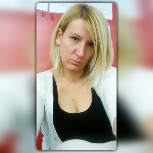 Serbian beautiful blonde milf big natural tits Sanja Matovic #93532289