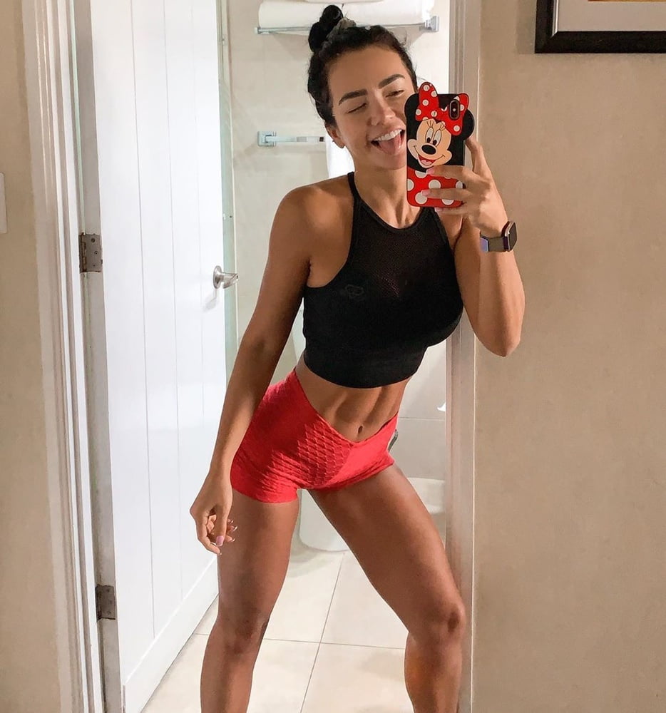 Ariana James gorgeous trophy wife fake boobs gym hard body #94811372