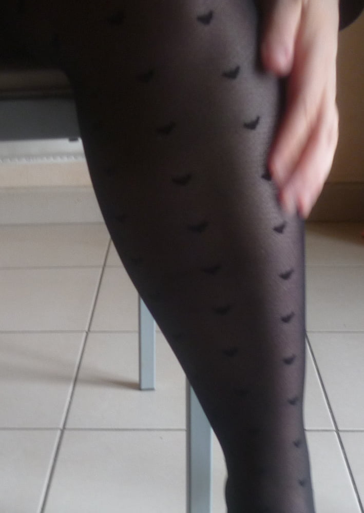 collants a coeurs pour footjob #105785770