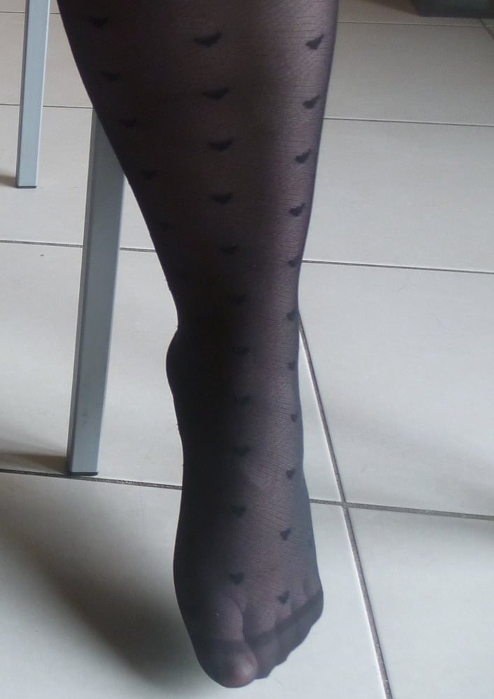 collants a coeurs pour footjob #105785777