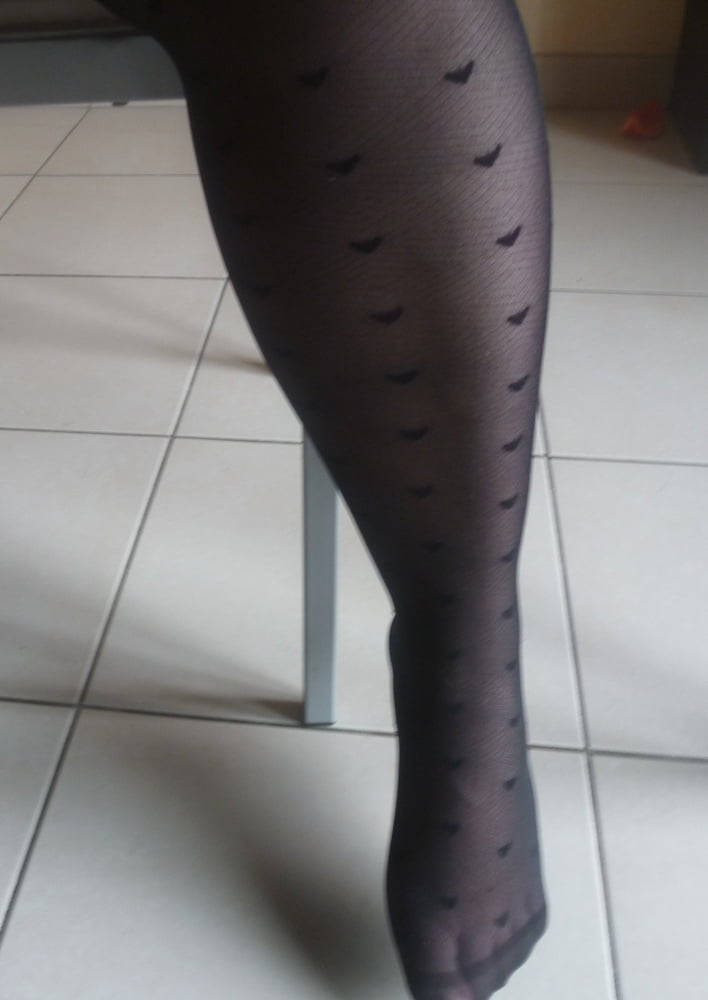 collants a coeurs pour footjob #105785778