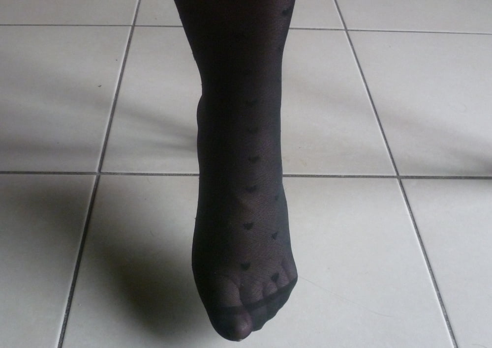 collants a coeurs pour footjob #105785782