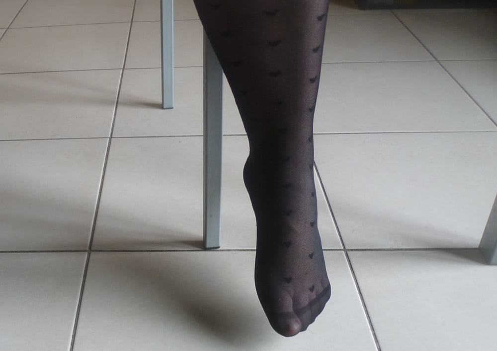 collants a coeurs pour footjob #105785787