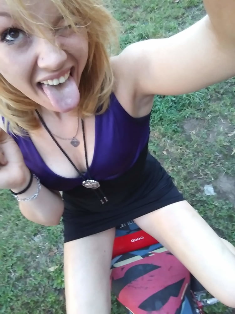 Sexy girl poseing on my bike #106296181