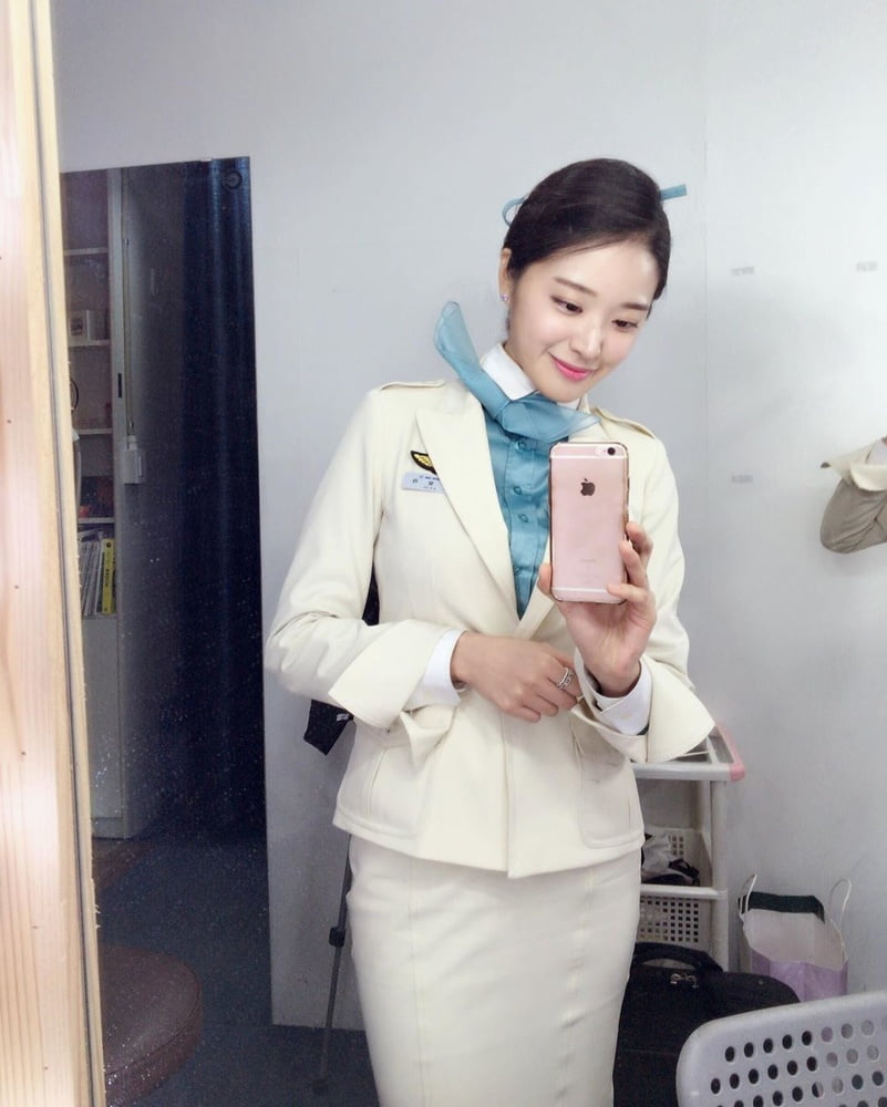 Korean air hostesses #95248678
