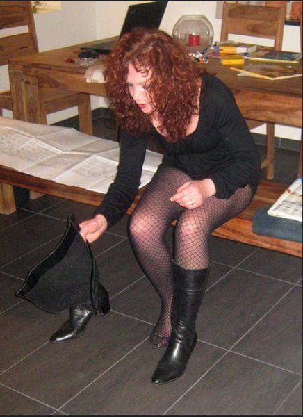 Hot woman in nice boots #80695457