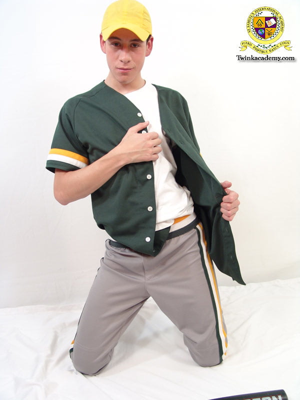 Gustavo strips out of his baseball uniform #106971782