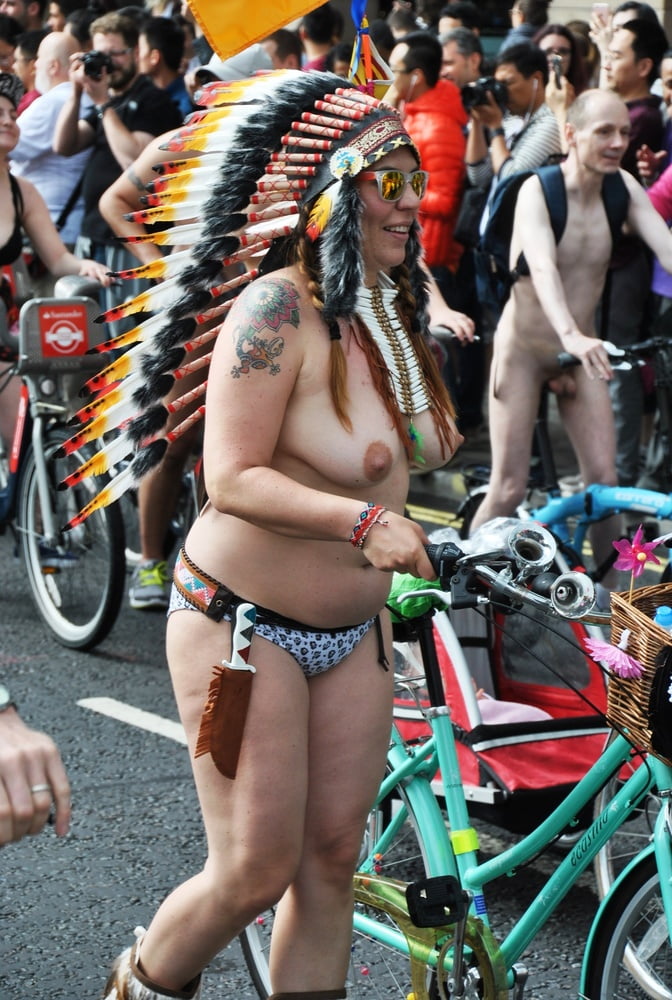 Popular london & brighton wnbr milf (world naked bike ride)
 #102480623
