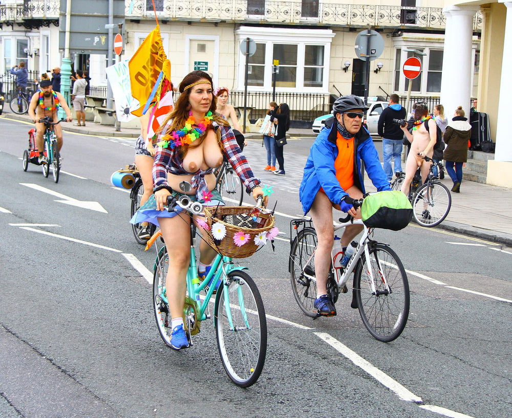 Popular london & brighton wnbr milf (world naked bike ride)
 #102480635