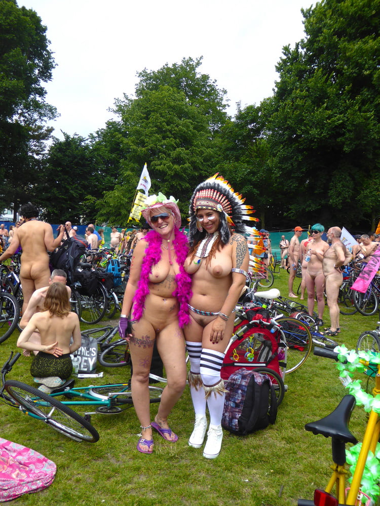 Popular London &amp; Brighton WNBR MILF (world naked bike ride) #102480733