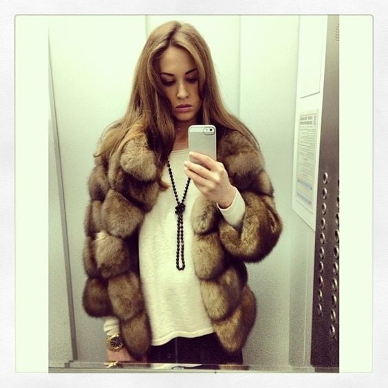 woman in fur coat 26 #93882989