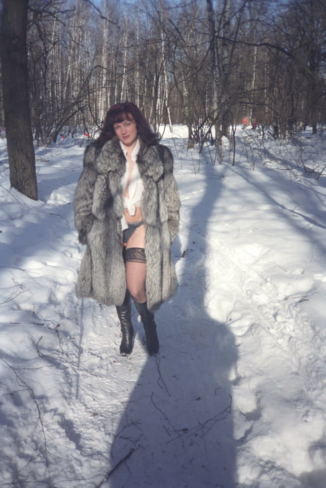 woman in fur coat 26 #93883164
