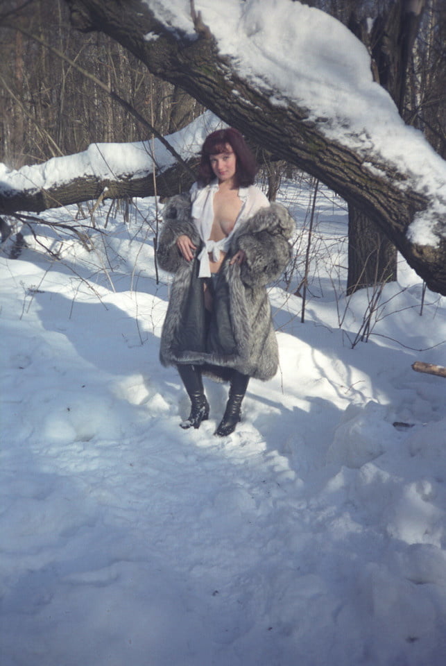 woman in fur coat 26 #93883168
