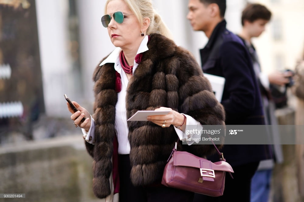 woman in fur coat 26 #93883242