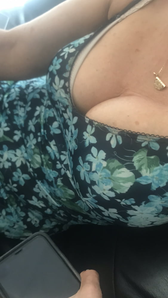 Mature saggy wife cleavage #105488908