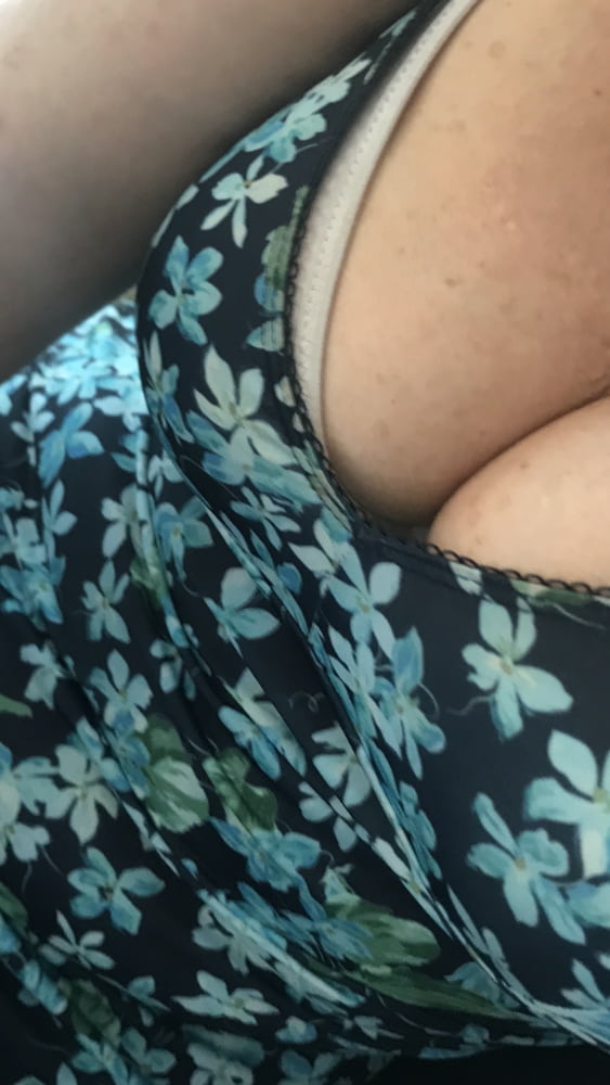 Mature saggy wife cleavage #105488922