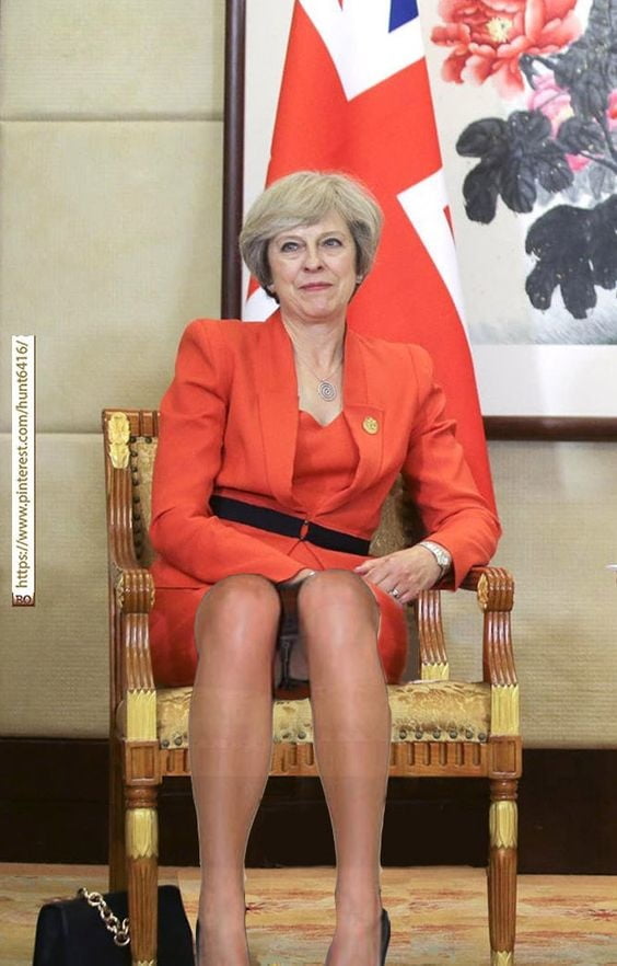 La politicienne britannique Theresa May
 #92790100