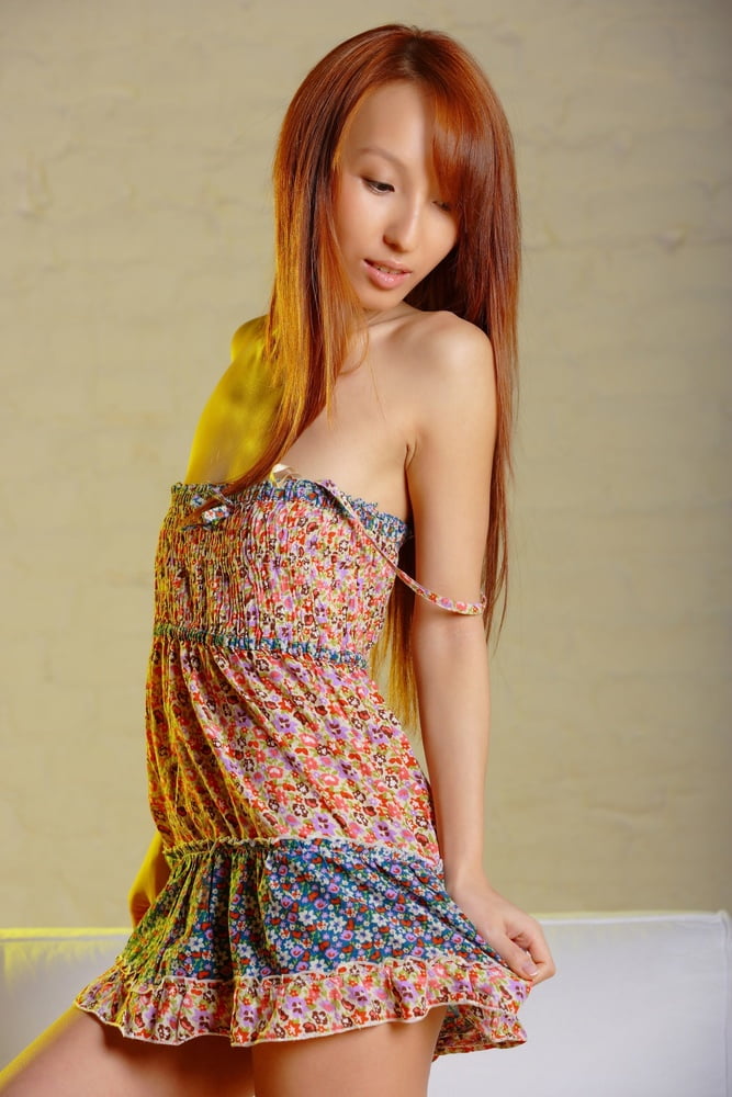 Beautiful young lady with red hair #97981858
