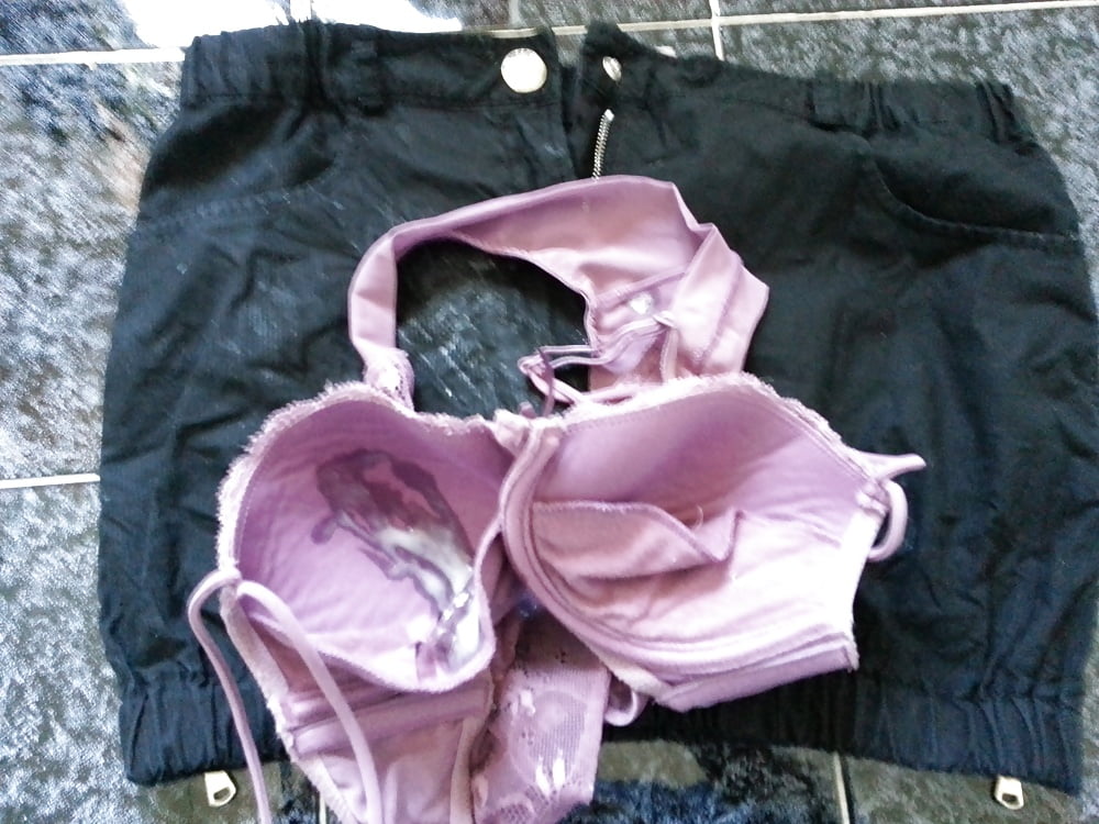 Miniskirt panty and bra #107191412