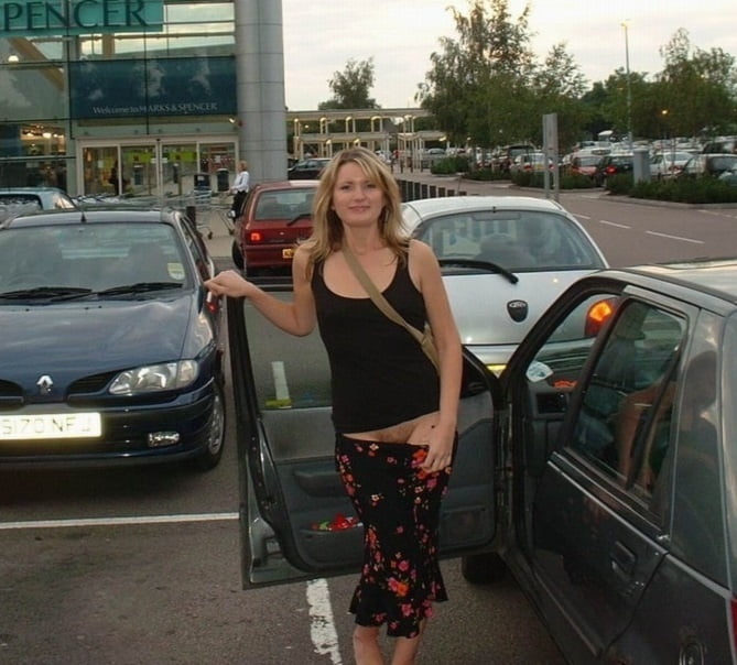 Amateur mature sluts love cars and parking lots #95628823