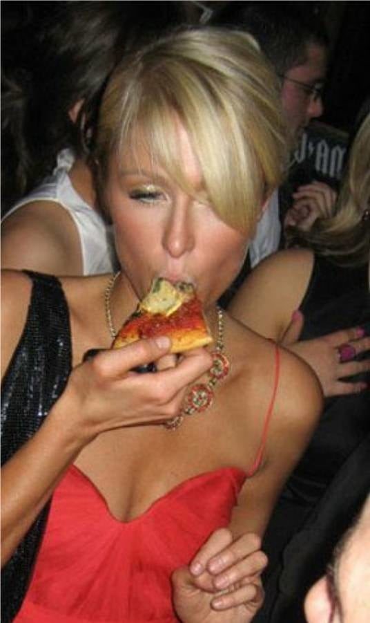 Hot Girls Eating Pizza #88358123
