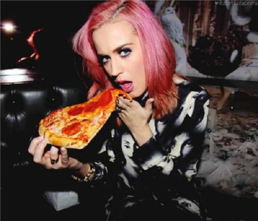 Hot Girls Eating Pizza #88358151