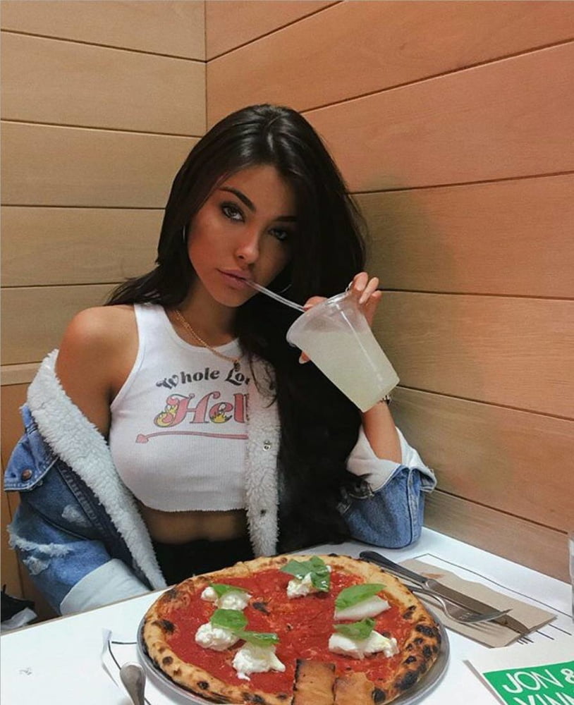 Hot Girls Eating Pizza #88358251