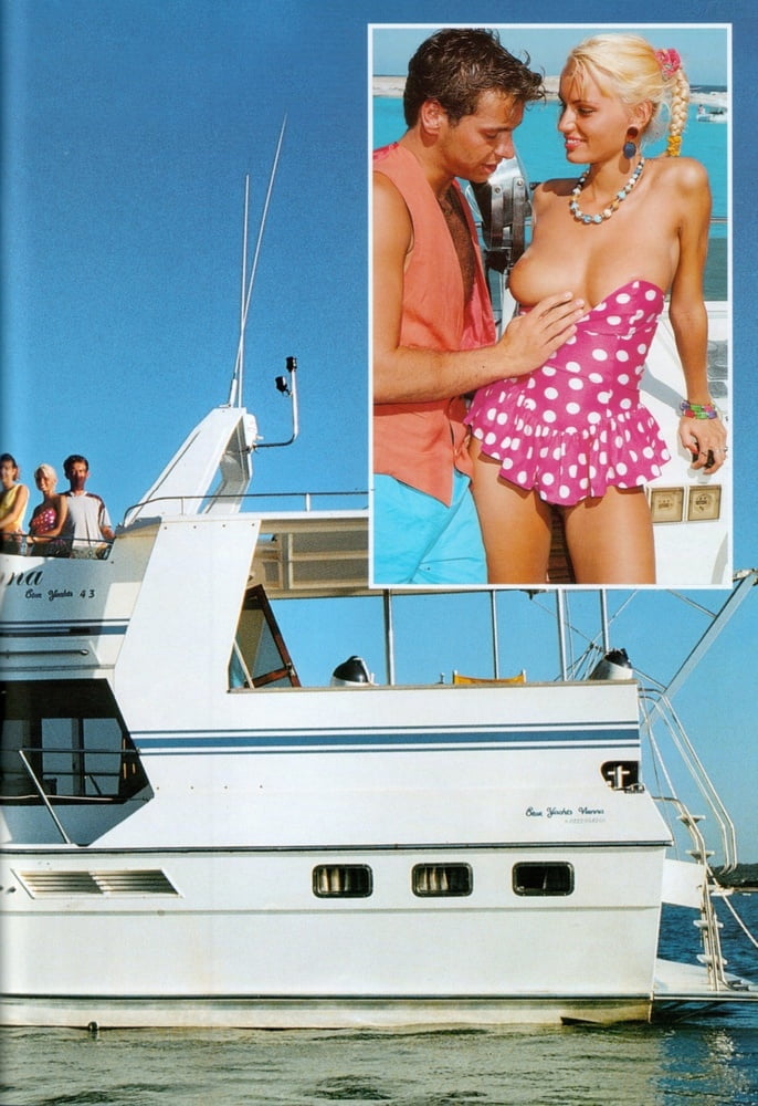 Anita Blonde and Regina Black get fucked on a Yacht #99817939