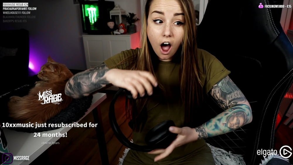 new wank material fr MissRage twitch cumface throatslut #105108731
