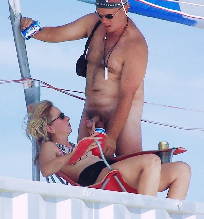 Flashing at the beach #93925466