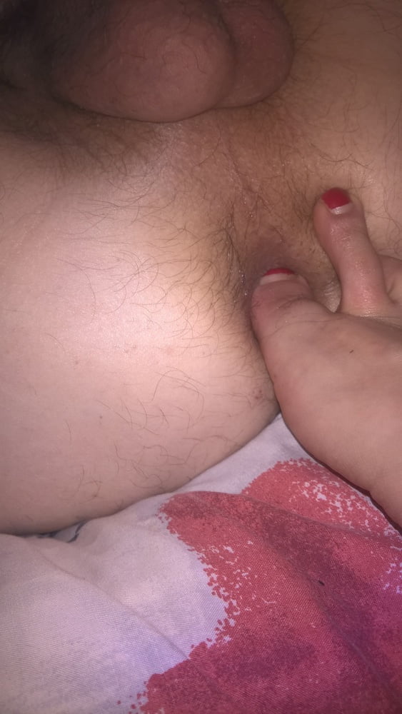 Hairy Mature Wife Toes In Husband Ass #107018148