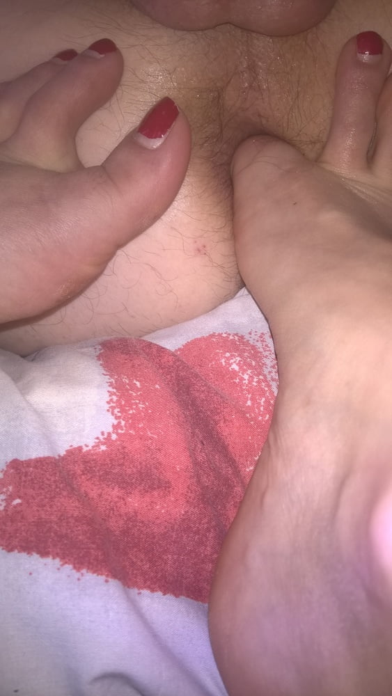 Hairy Mature Wife Toes In Husband Ass #107018151