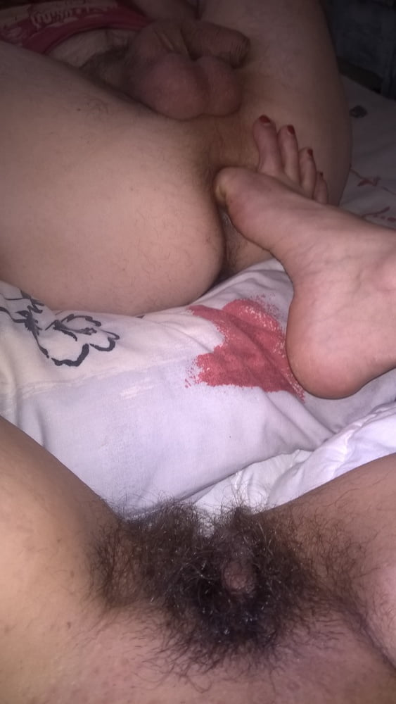 Hairy Mature Wife Toes In Husband Ass #107018155