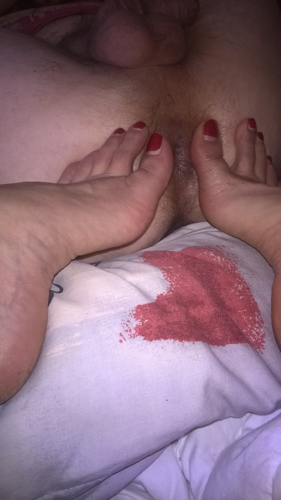Hairy Mature Wife Toes In Husband Ass #107018157