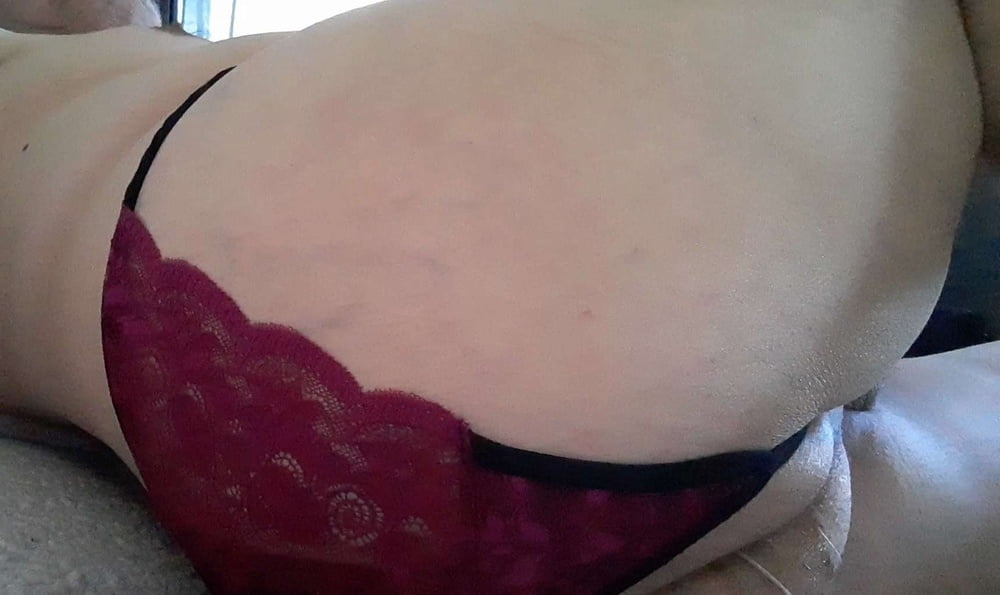 sissy whit my red pantys #106916697