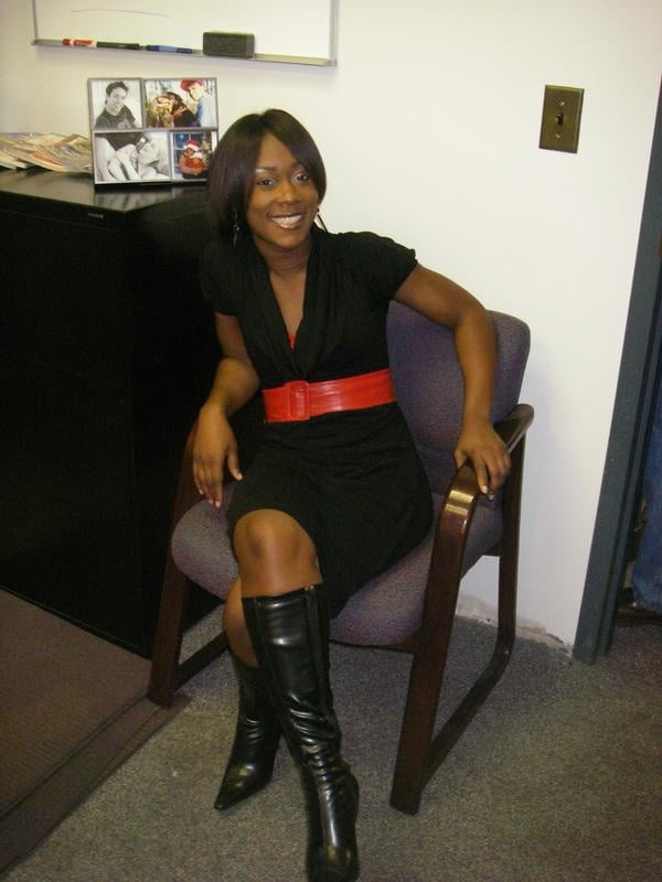 Ebony Goddess wearing Boots no.3 #104762971