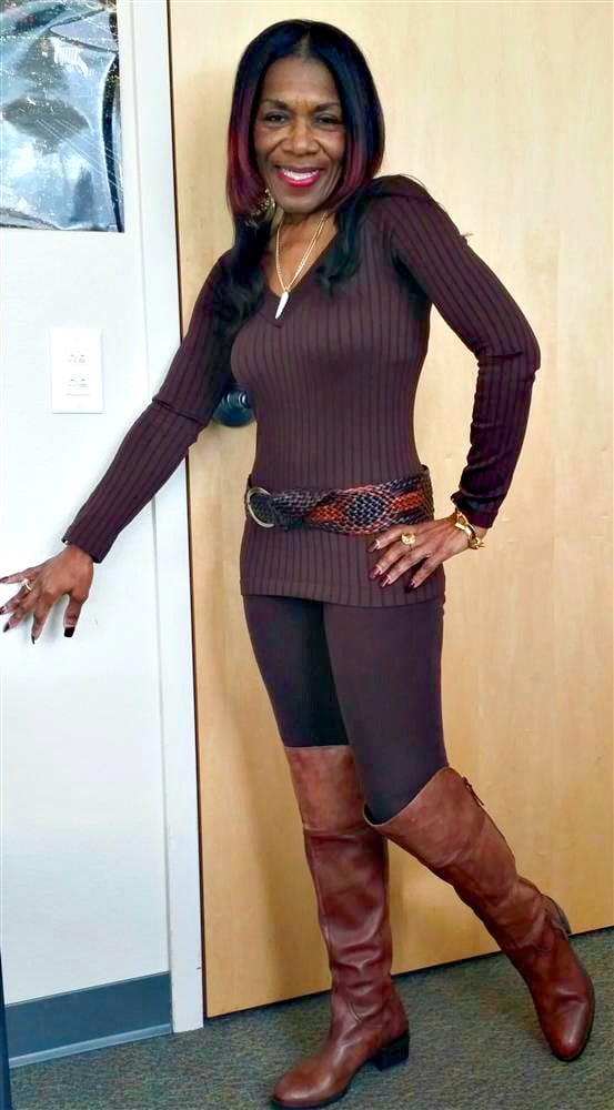 Ebony Goddess wearing Boots no.3 #104763041