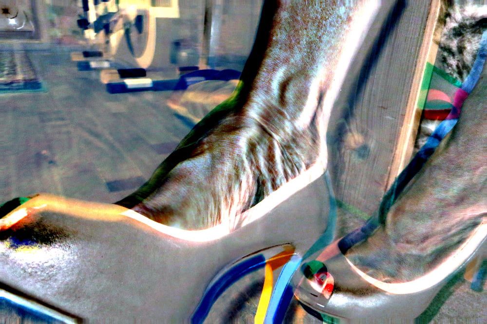 Random pics blue heels of my wife #106749095