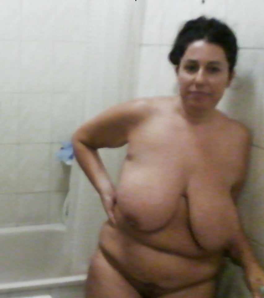 Huge Tits Mature BBW MILF Shows Her Hairy Pussy #97456841