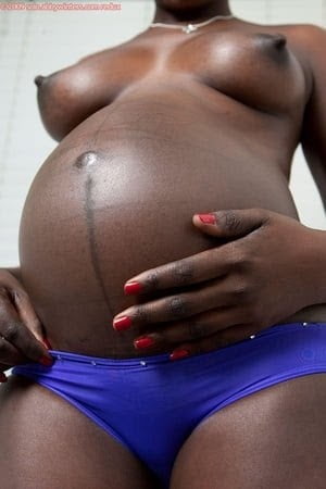Deliciously Sexy Pregnant Ebony Beauties #95210137