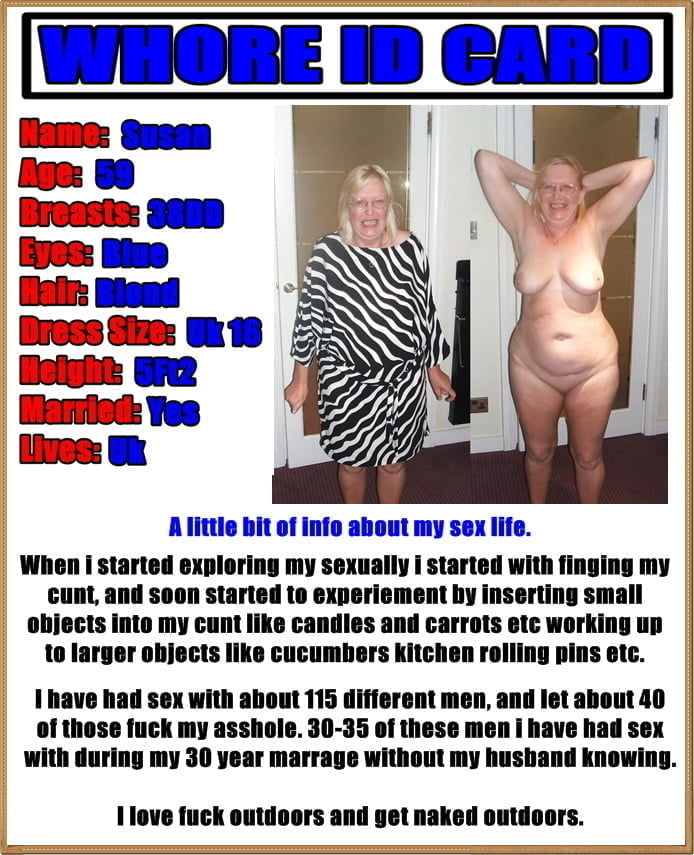 FuckPig Cum Whore Susan Clark 59yr Cunt From Chatham Kent UK #93907342