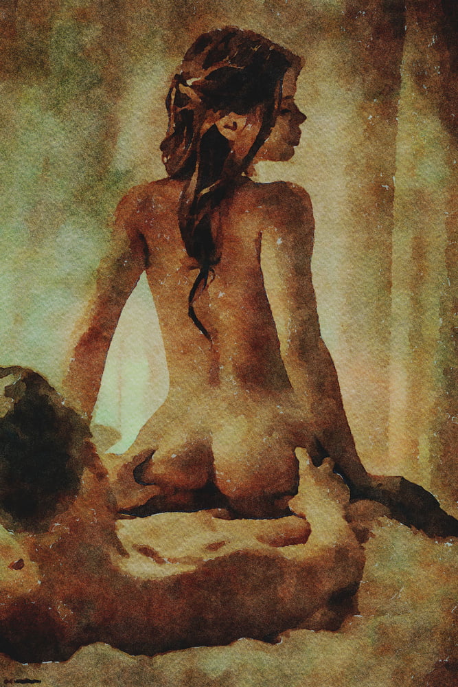 Erotic Digital Watercolor 29 #104320100