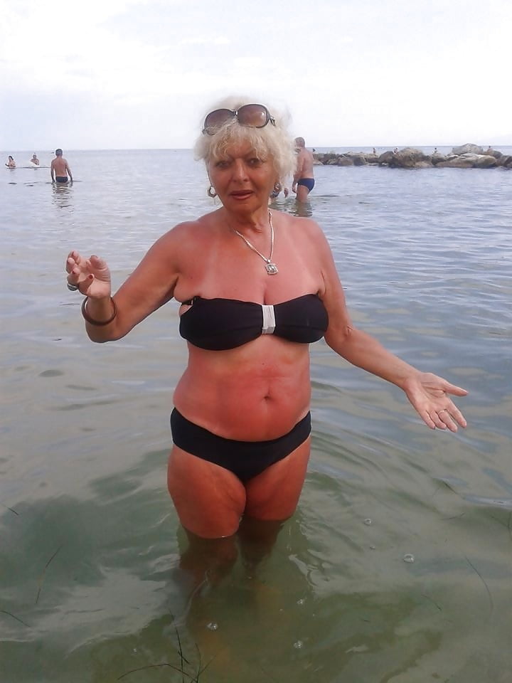 Stunning non-nude white haired granny #90472625